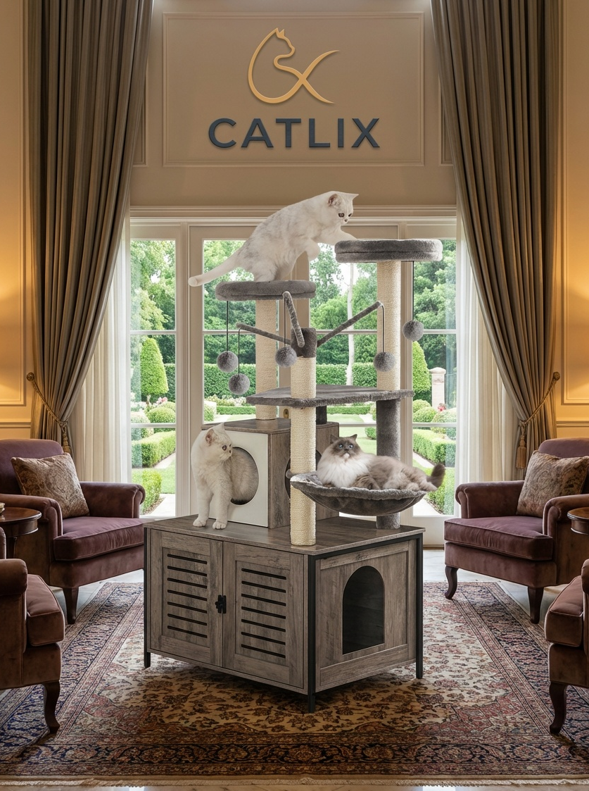 Arbre à Chat Litière 132 cm