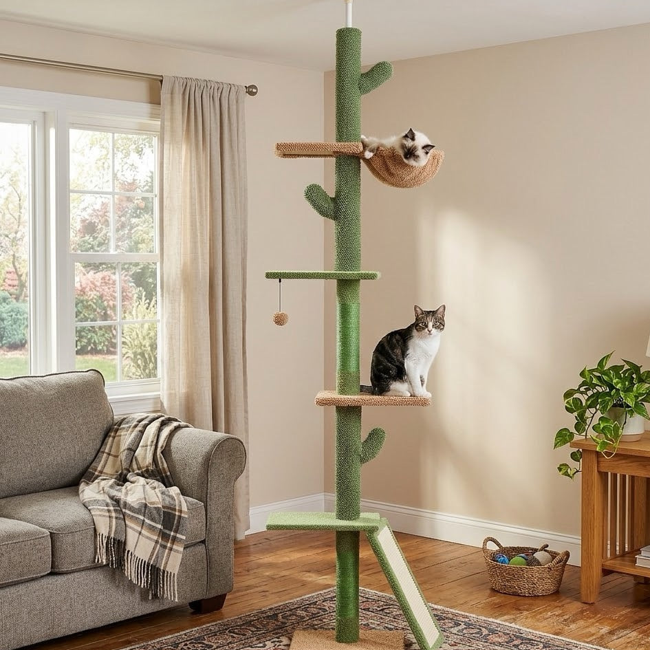 Arbre à Chat Cactus Sol-Plafond XL