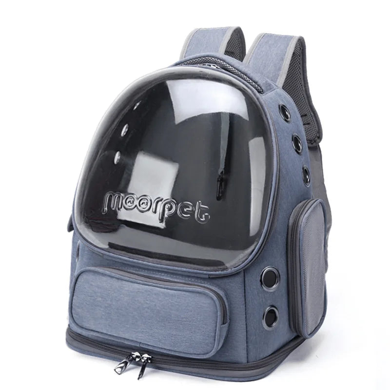 Sac de Transport Transparent Respirant pour Chat — Outdoor