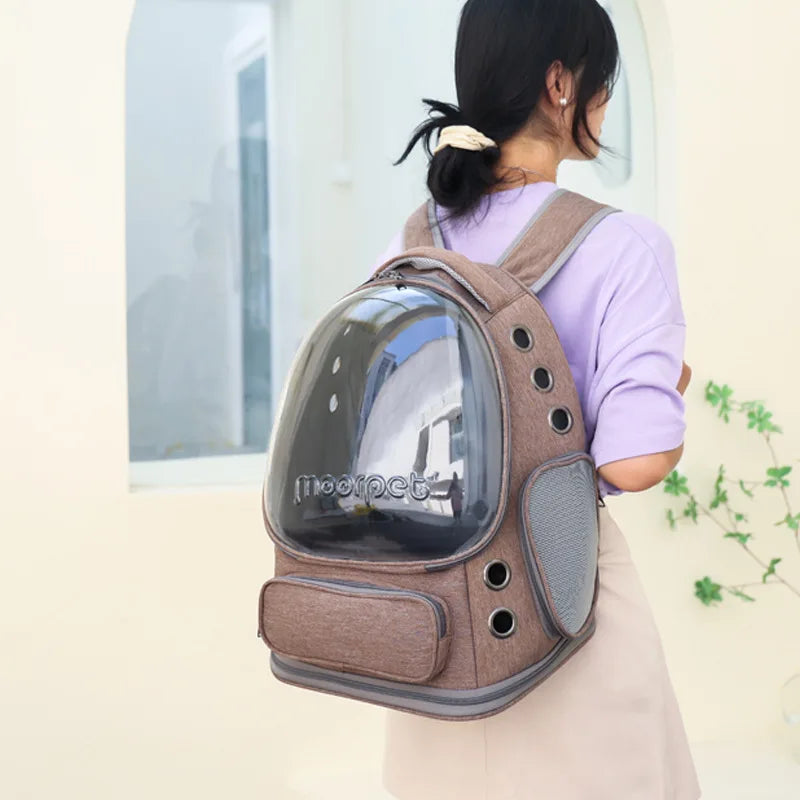 Sac à Dos de Transport Transparent Pliable — Main ou Épaule