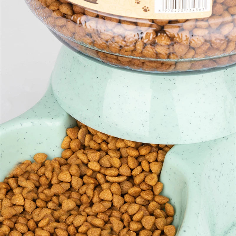 Gamelle Distributeur Automatique d'Eau et Croquettes — Grande Capacité