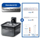 Fontaine à Eau Inox 2,5 L Sans Fil — Batterie 4000 mAh et Capteur de Mouvement