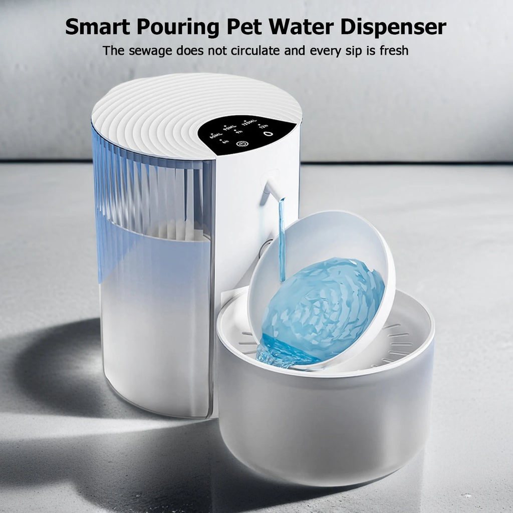 Distributeur d'Eau Inclinable 3 L — Séparation Eau Propre/Sale