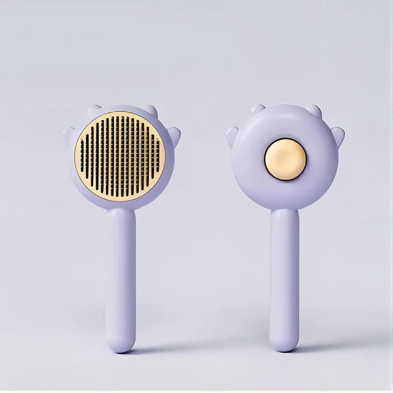 Brosse de Toilettage Auto-Nettoyante — Massage et Démêlage en un Clic