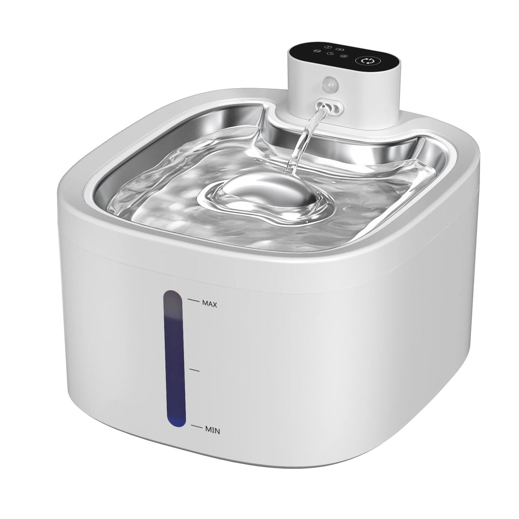 Fontaine à Eau Sans Fil 3,5 L — Batterie 4000 mAh et Capteur de Mouvement