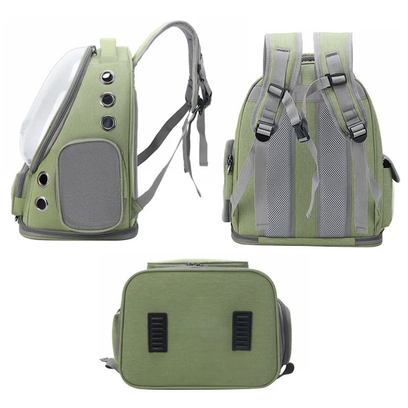 Sac de Transport Transparent Respirant pour Chat — Outdoor