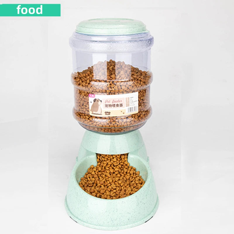 Gamelle Distributeur Automatique d'Eau et Croquettes — Grande Capacité