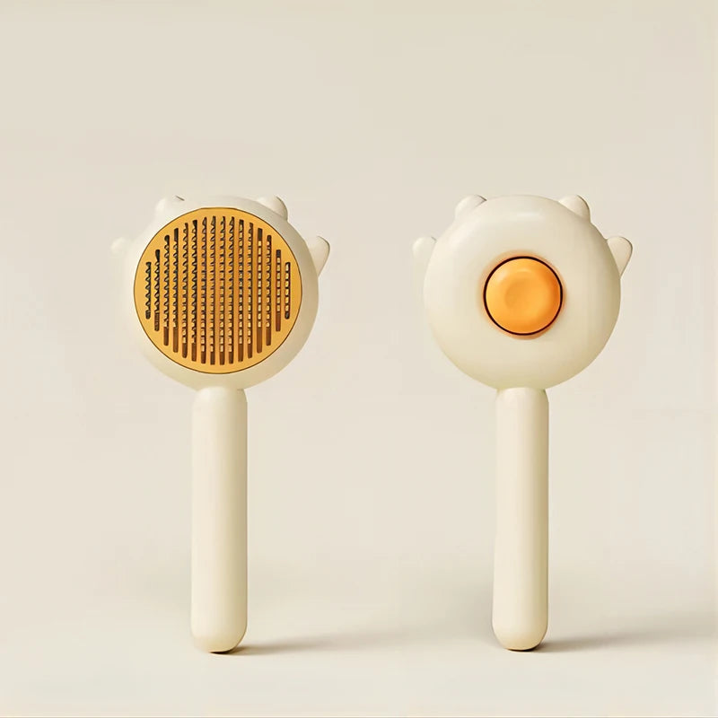 Brosse de Toilettage Auto-Nettoyante — Massage et Démêlage en un Clic