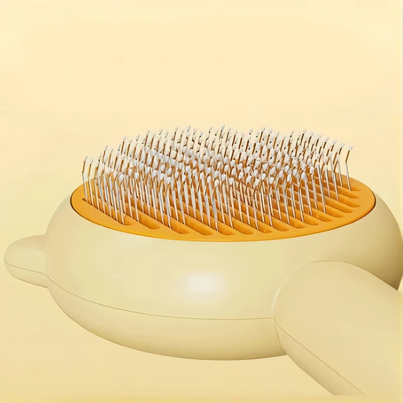 Brosse de Toilettage Auto-Nettoyante — Massage et Démêlage en un Clic