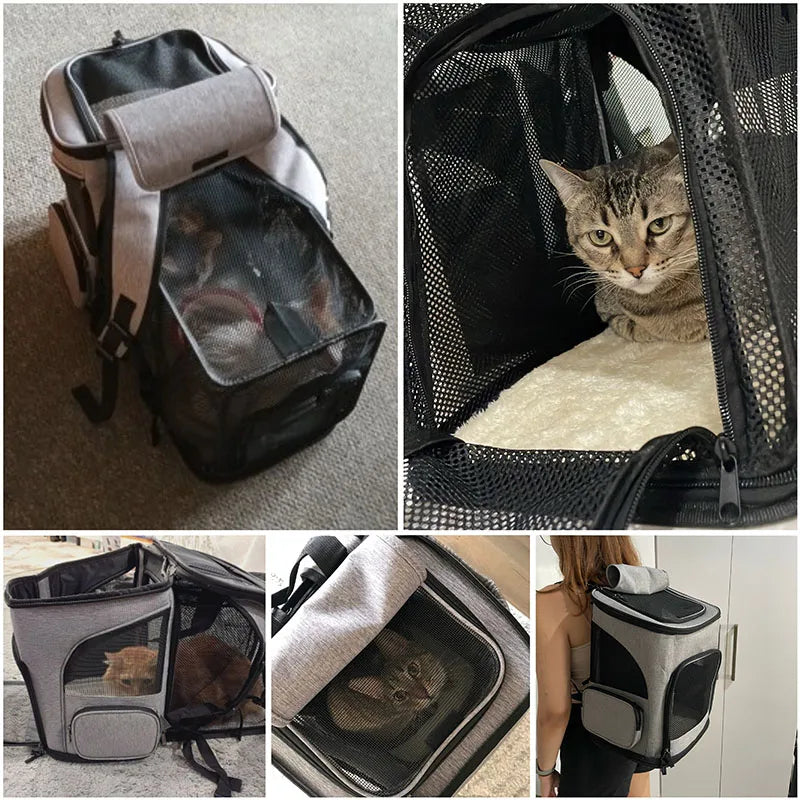 Sac à Dos de Transport Respirant Pliable — Grande Capacité